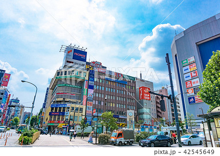 駅前風景　高田馬場駅 42545649