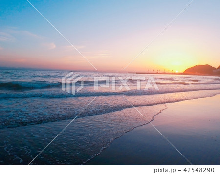 夕日×海 42548290