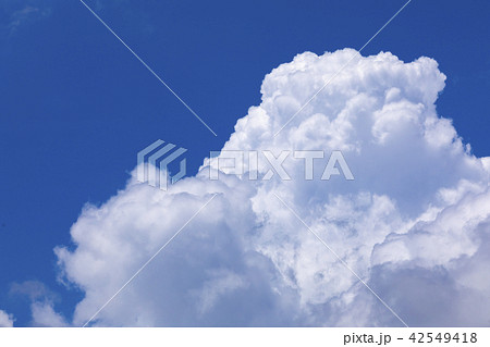 夏空　夏雲 42549418