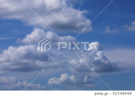 夏空　夏雲 42549448