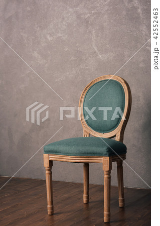 Green luxurious vintage chair stands  42552463