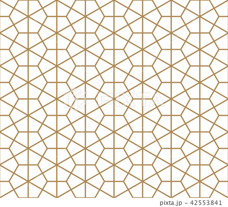 Seamless pattern based on Japanese ornament Kumiko 42553841