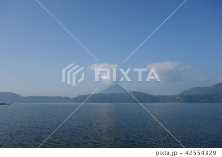 開聞岳　池田湖　かいもんだけ　旅行　指宿　南九州　雲 42554329
