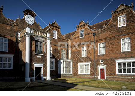 Entrance to Christchurch Mansion in grounds of par Entrance to Christchurch Mansion in grounds of par 42555102