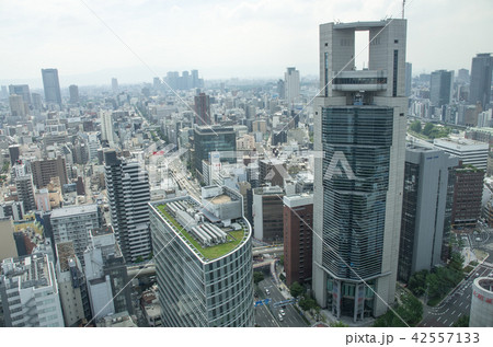 大阪・梅田からみる西天満方面のビル風景 大阪・梅田からみる西天満方面のビル風景 42557133