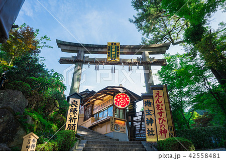 京都 地主神社 の写真素材
