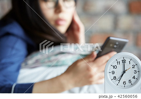 女性　朝　ライフスタイル 42560056
