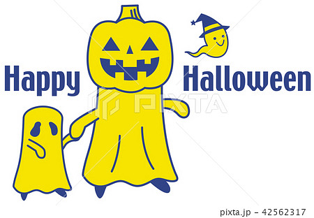 ハロウィン素材 怪物くん　カボチャ男 42562317