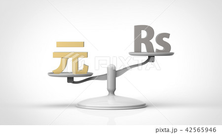 中国元とインドルピー　元高ルピー安 42565946
