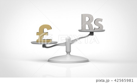 ポンドとインドルピー　ポンド高ルピー安 42565981