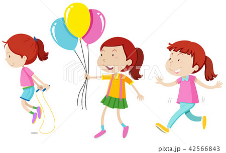 Set of three red hair girls Set of three red hair girls 42566843