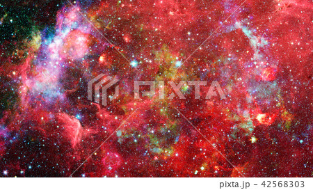 Nebula and star in deep space, mysterious universe 42568303