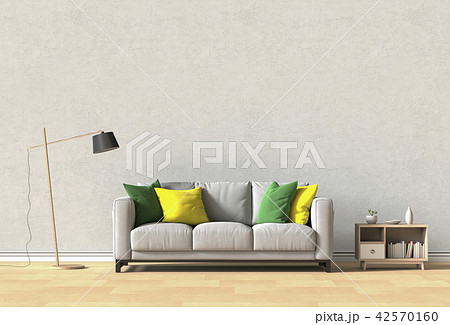 Living room interior in modern style, 3d render 42570160