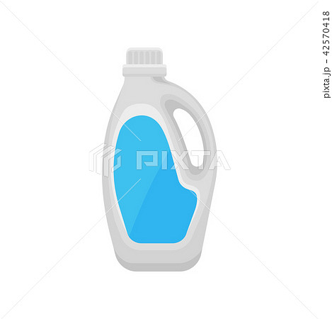 Detergent bottle, household cleaning chemical product container vector Illustration on a white Detergent bottle, household cleaning chemical product container vector Illustration on a white 42570418