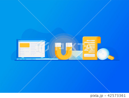 Attracting online customers. Inbound marketing. 42573361