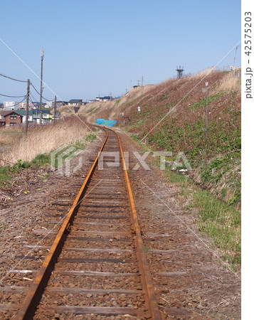 JR留萌本線 旧瀬越駅からの線路跡 JR留萌本線 旧瀬越駅からの線路跡 42575203