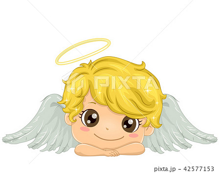 Kid Boy Angel Illustrationのイラスト素材 42577153 Pixta