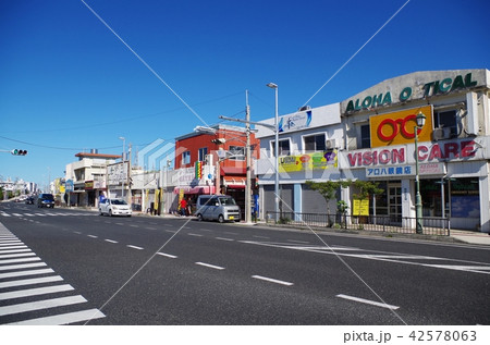 沖縄県金武町の町並み 沖縄県金武町の町並み 42578063