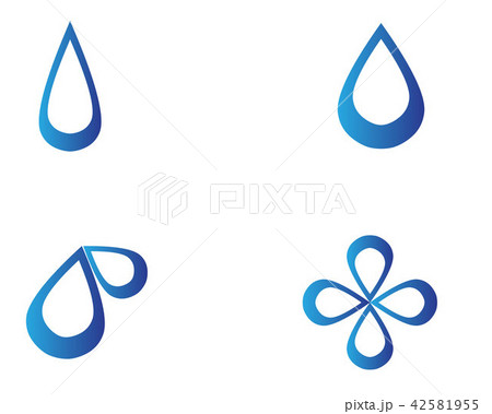Water nature logo and symbols template icons app 42581955