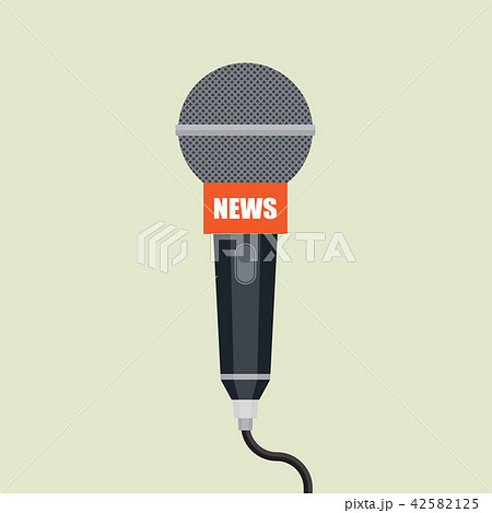 Microphone icon. Interview. Microphone icon. Interview. 42582125