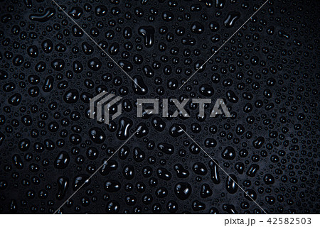 Drops of water on black background. Drops of water on black background. 42582503