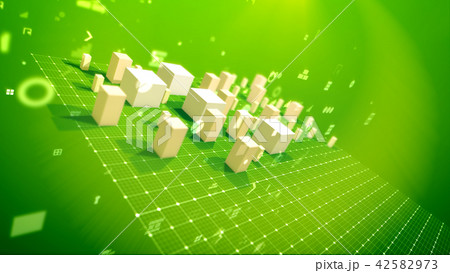 Confident commerce indexes in the green backdrop Confident commerce indexes in the green backdrop 42582973