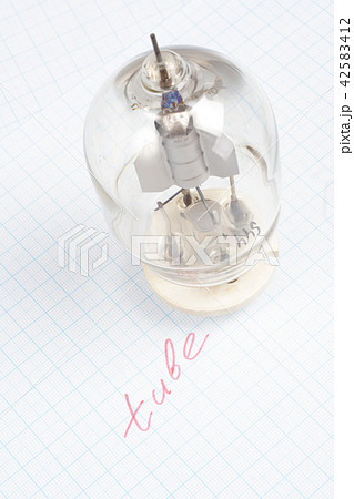 old vacuum tube (electron tube) old vacuum tube (electron tube) 42583412