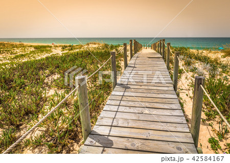 Beach of Faro, Algarve, Portugal Beach of Faro, Algarve, Portugal 42584167