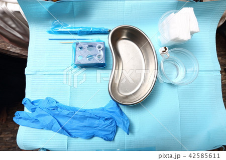 applying Tottoo, Brow Microblading to customer eye applying Tottoo, Brow Microblading to customer eye 42585611