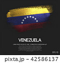 Venezuela Flag Made of Glitter Sparkle Brush Paint 42586137