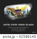 United States Virgin Islands Flag Made of Brush 42586140