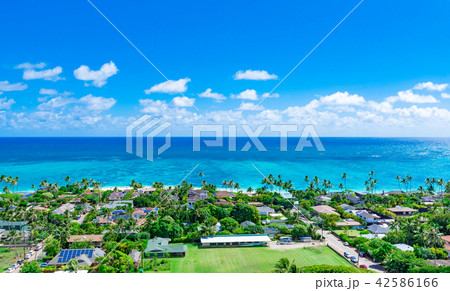 ハワイ オアフ島 ピルボックストレイルからの風景 ハワイ オアフ島 ピルボックストレイルからの風景 42586166