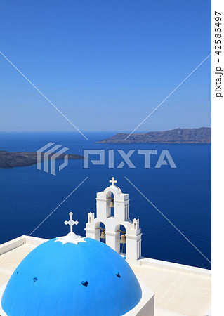 ギリシャ、サントリーニ島フィラ 42586497