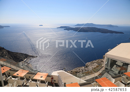ギリシャ、サントリーニ島フィラ 42587653