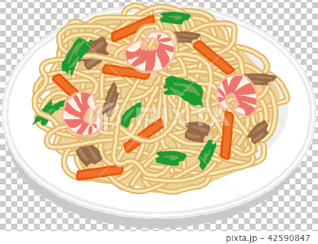 Salt fried noodles 42590847