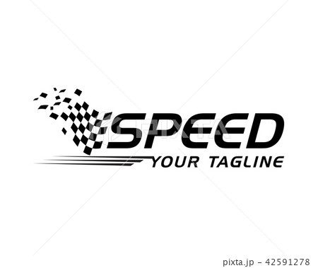 Race flag icon template illustration design Race flag icon template illustration design 42591278