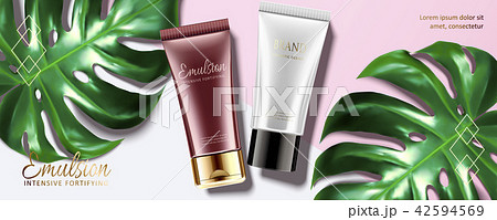 Cosmetic emulsion tube 42594569