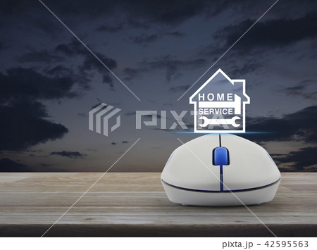Home service online concept 42595563