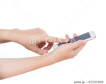 手 両手 手の上 42595908