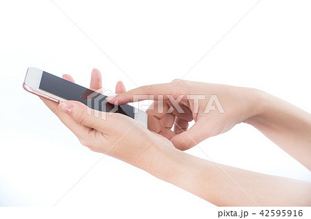 手 両手 手の上 42595916