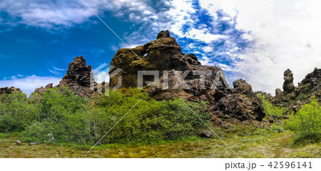 Dimmuborgir nature sculpture Myvatn lake, Iceland Dimmuborgir nature sculpture Myvatn lake, Iceland 42596141