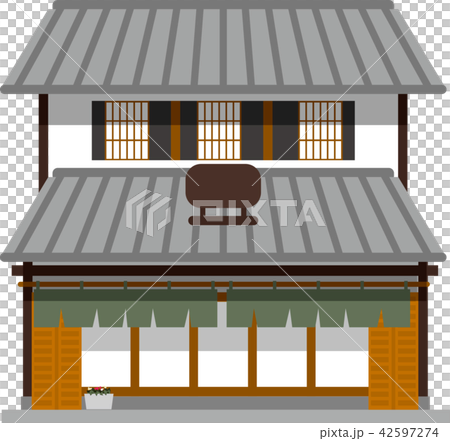 日本家屋のイラスト素材