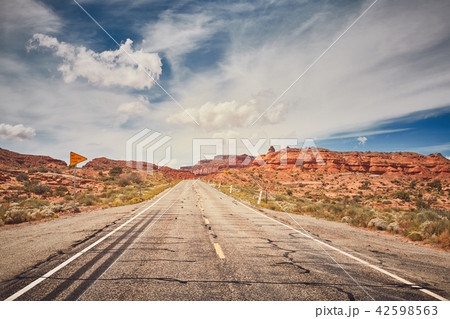 Scenic road in Arizona, USA. Scenic road in Arizona, USA. 42598563