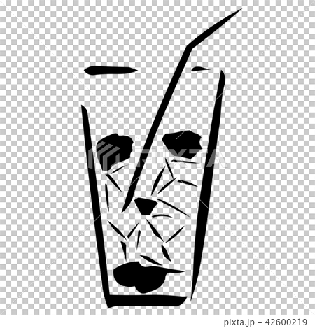 アイスコーヒー イラストのイラスト素材