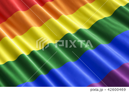 Rainbow flag LGBT background, 3D rendering Rainbow flag LGBT background, 3D rendering 42600469
