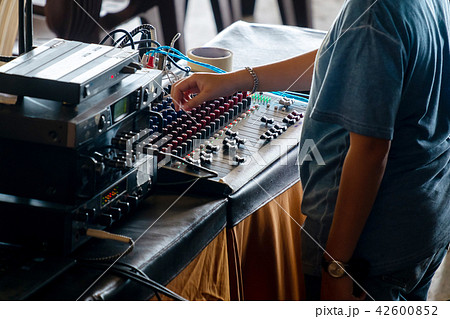 Sound engineering mixing Small Sound Equipment. 42600852