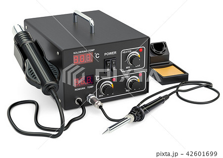 Digital Soldering Station, 3D rendering 42601699