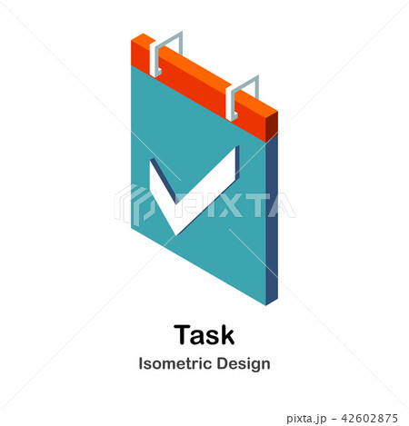 Task Isometric Illustration 42602875