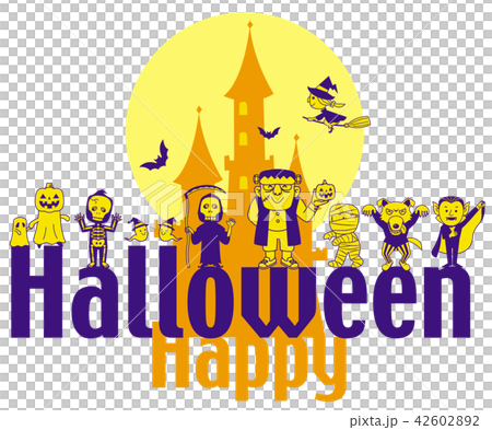 ハロウィン素材 怪物くん勢揃い ハロウィン素材 怪物くん勢揃い 42602892