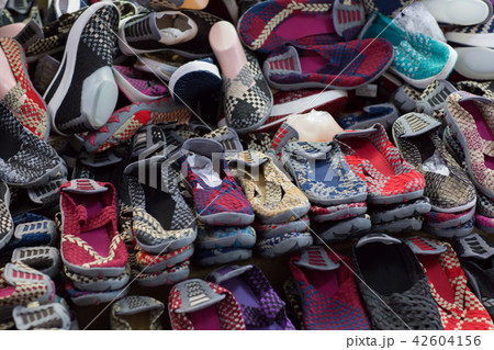 Shoe Sale concept. Shoes discount special price 42604156